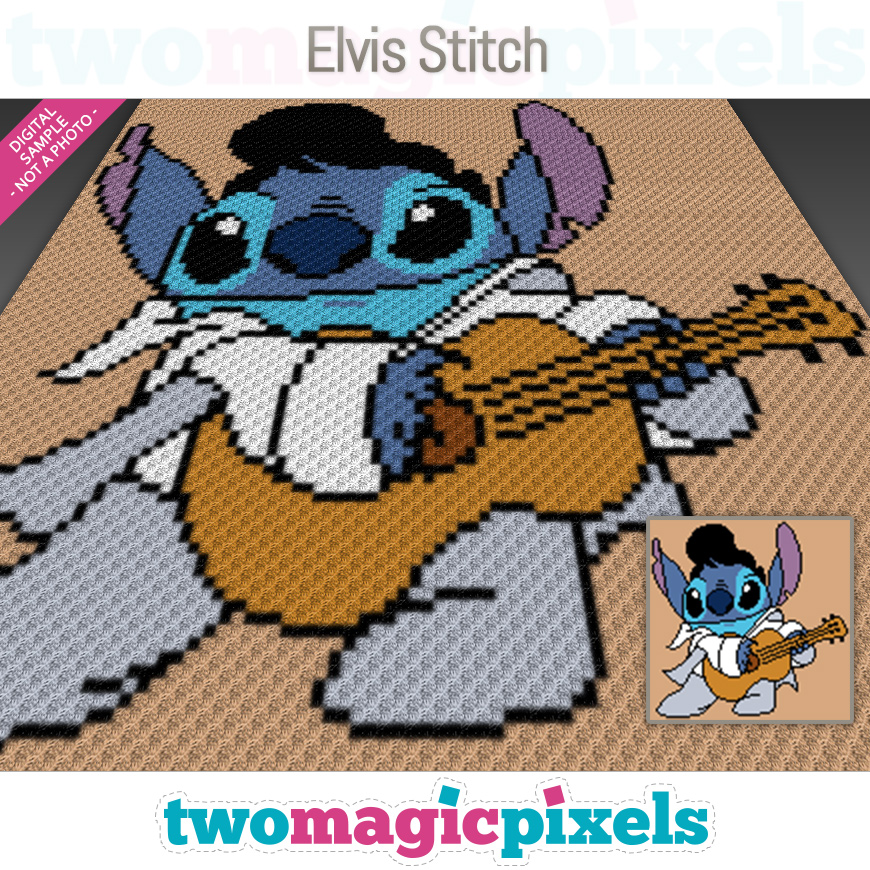 Elvis Stitch by Two Magic Pixels