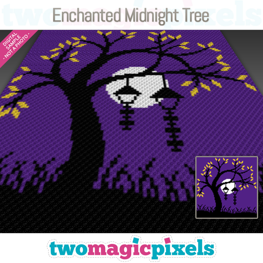 Enchanted Midnight Tree by Two Magic Pixels Enchanted Midnight Tree by Two Magic Pixels