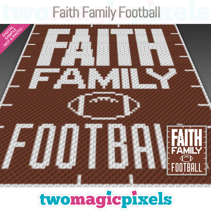 Faith Family Football by Two Magic Pixels
