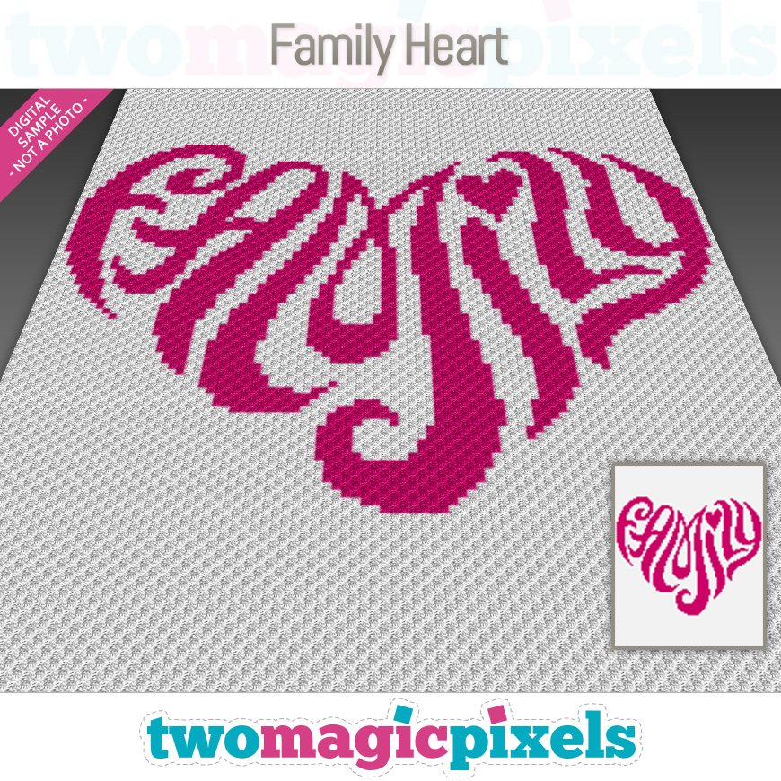 Family Heart by Two Magic Pixels