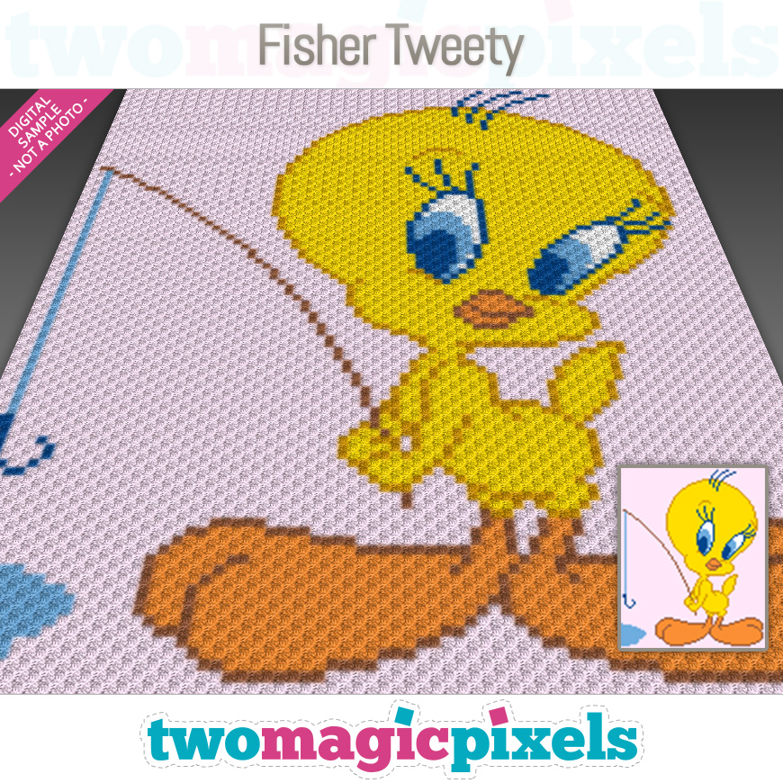 Fisher Tweety by Two Magic Pixels