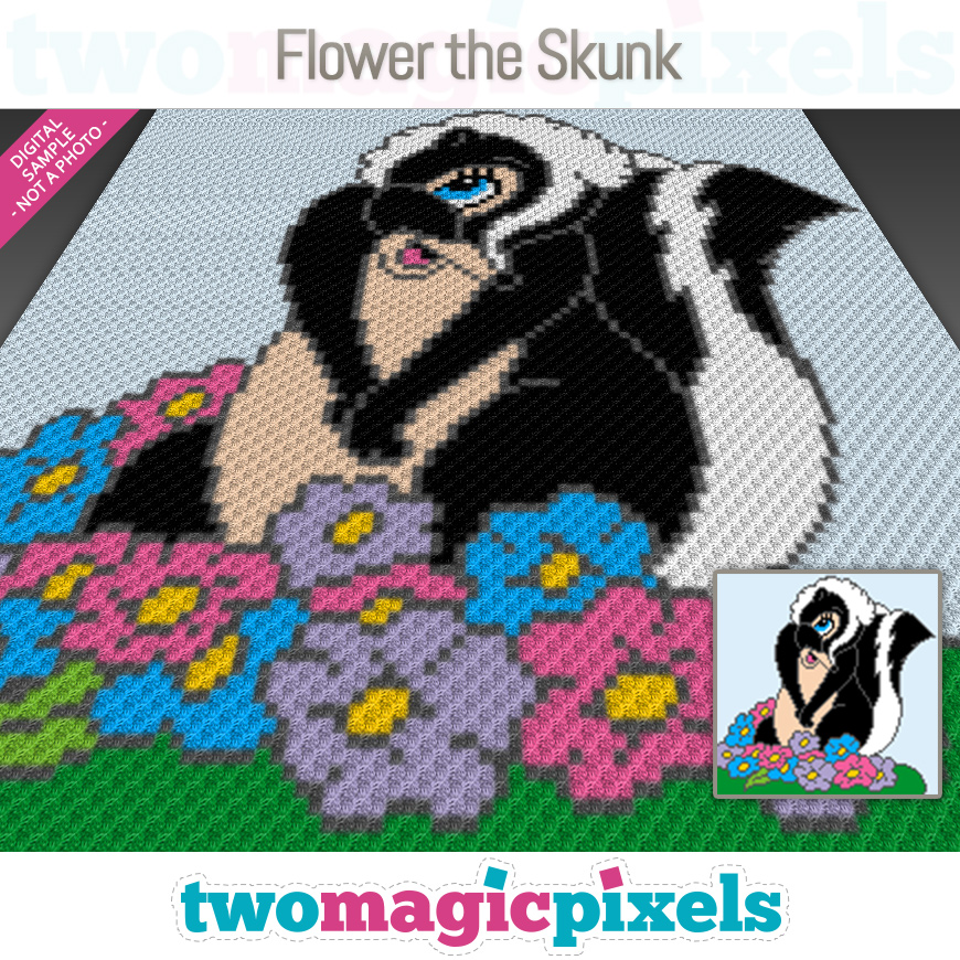 Flower the Skunk by Two Magic Pixels Flower the Skunk by Two Magic Pixels