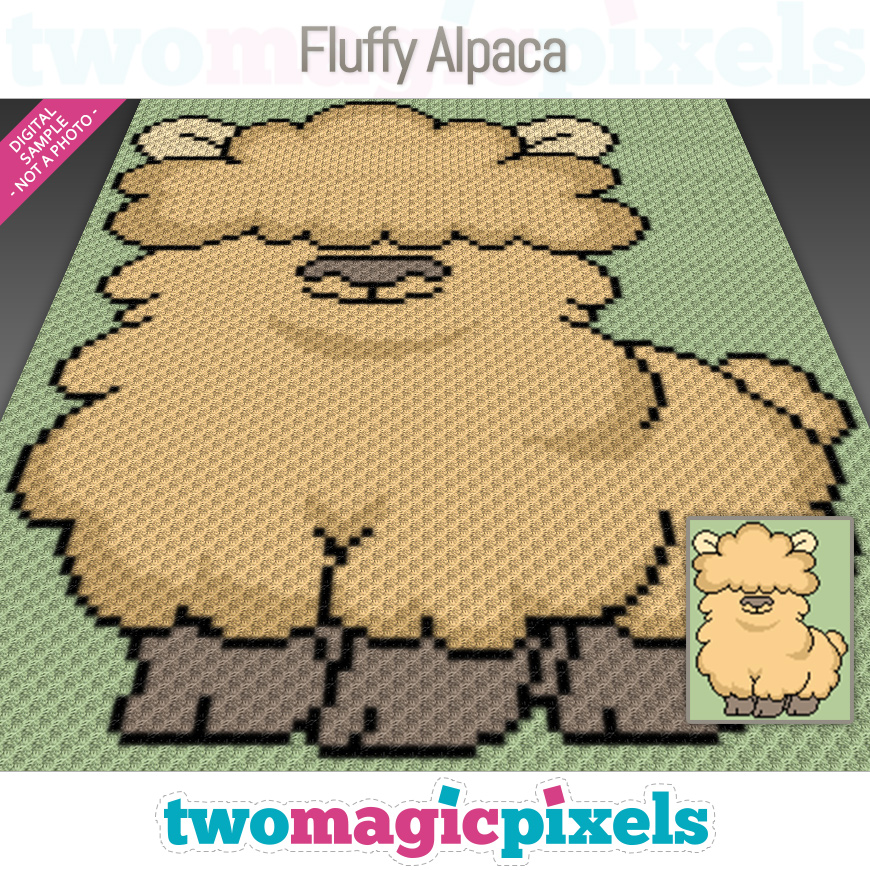 Fluffy Alpaca by Two Magic Pixels