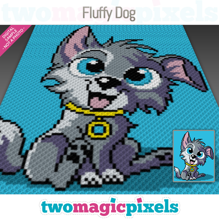 Fluffy Dog by Two Magic Pixels