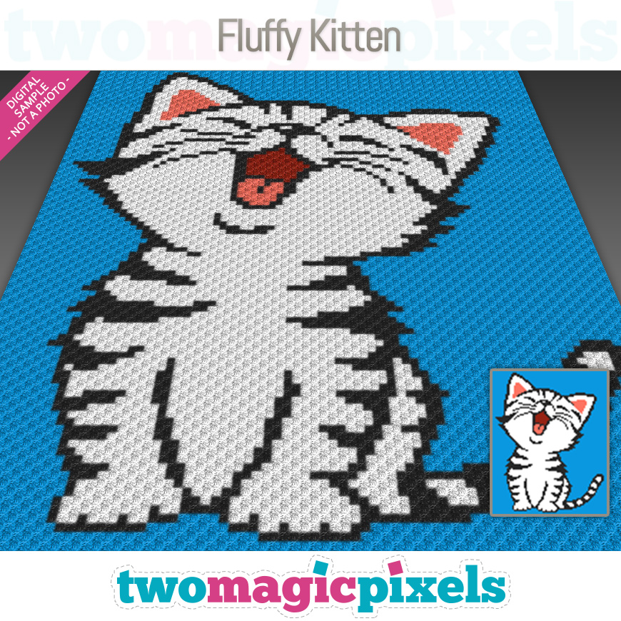 Fluffy Kitten by Two Magic Pixels