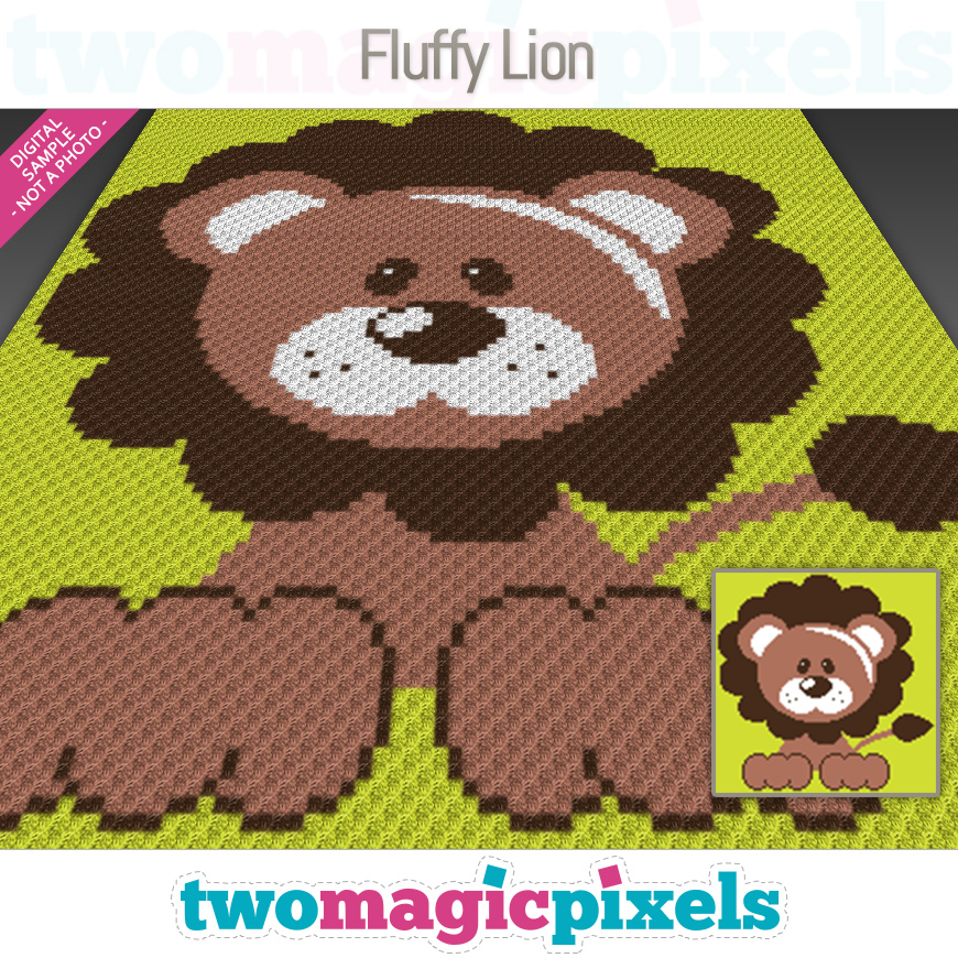 Fluffy Lion by Two Magic Pixels