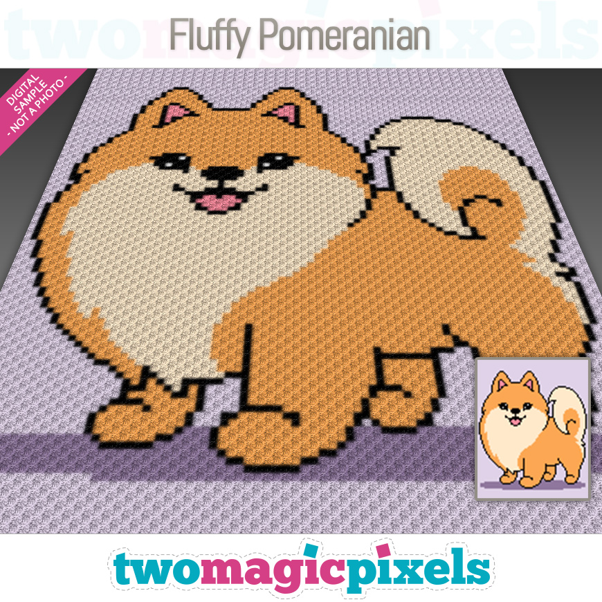 Fluffy Pomeranian by Two Magic Pixels