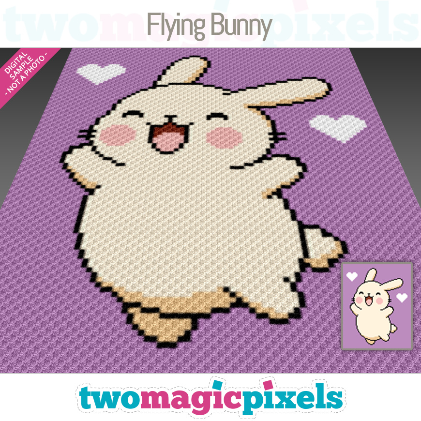 Flying Bunny by Two Magic Pixels