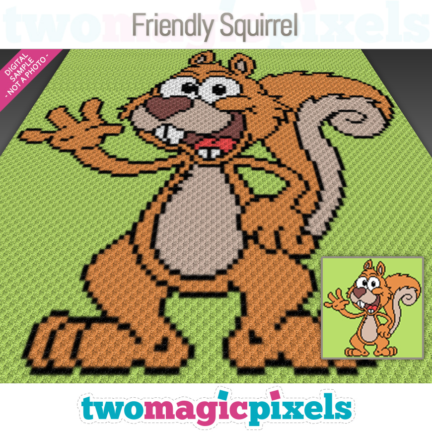 Friendly Squirrel by Two Magic Pixels