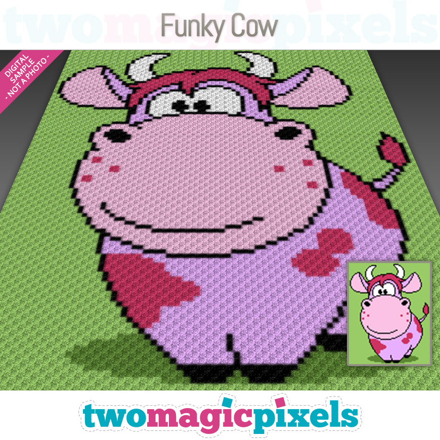 Funky Cow by Two Magic Pixels