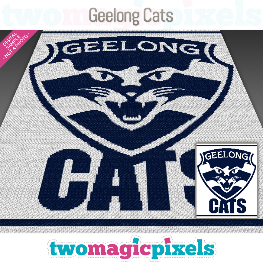 Geelong Cats by Two Magic Pixels