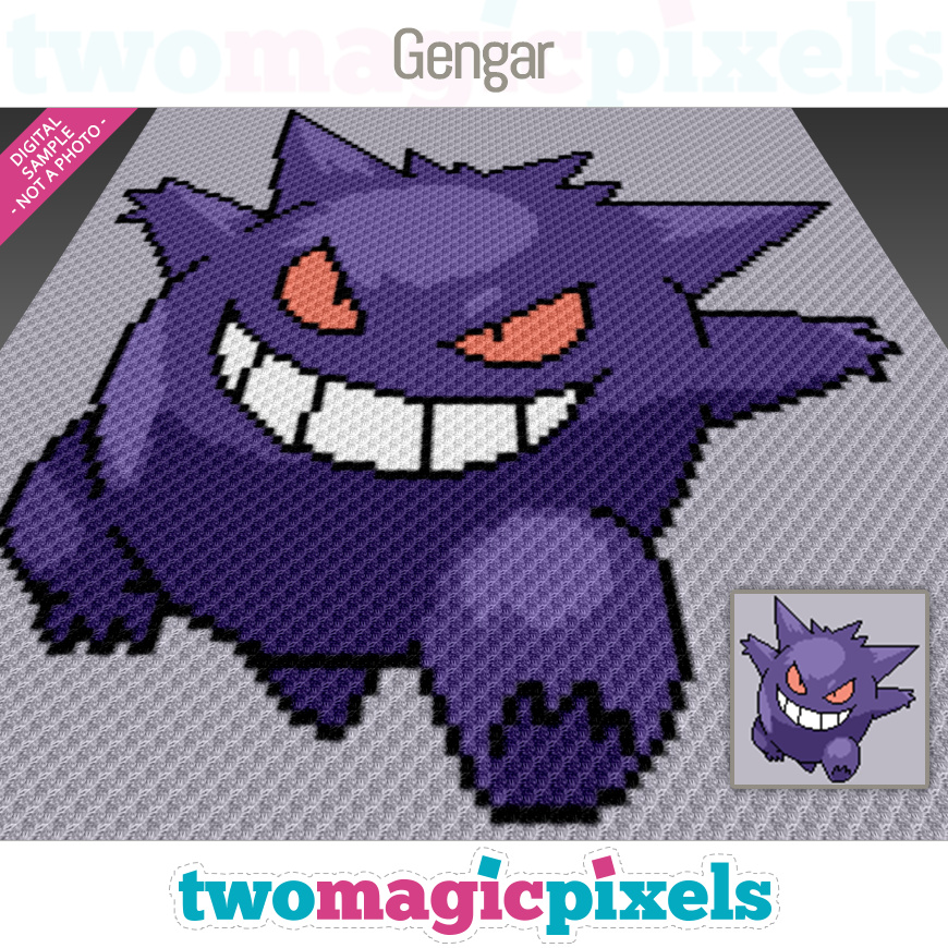 Gengar by Two Magic Pixels