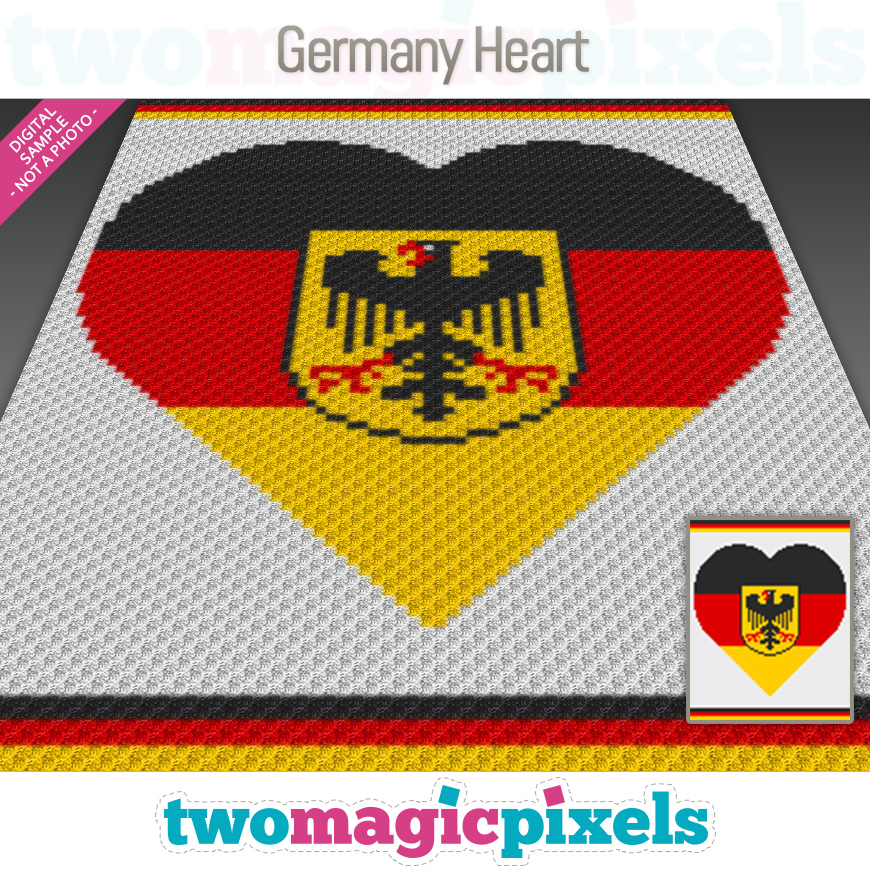 Germany Heart by Two Magic Pixels