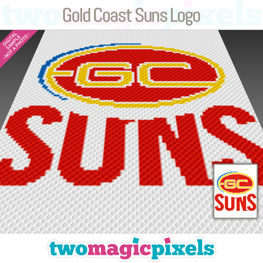Gold Coast Suns Logo by Two Magic Pixels