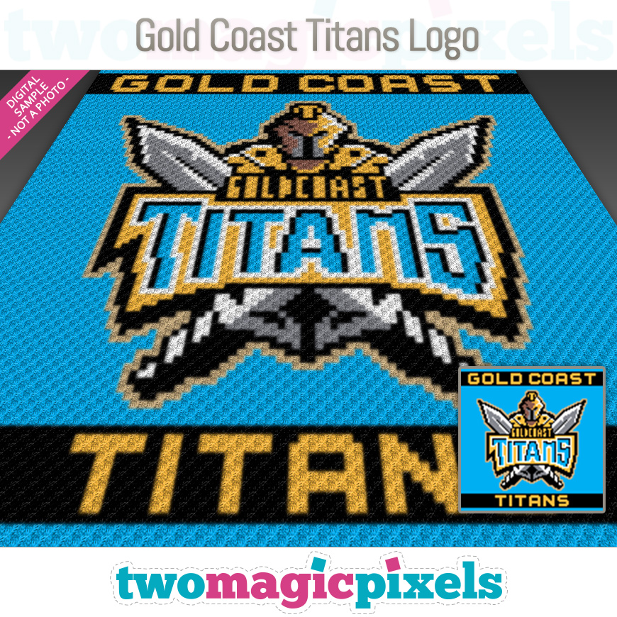 Gold Coast Titans Logo by Two Magic Pixels
