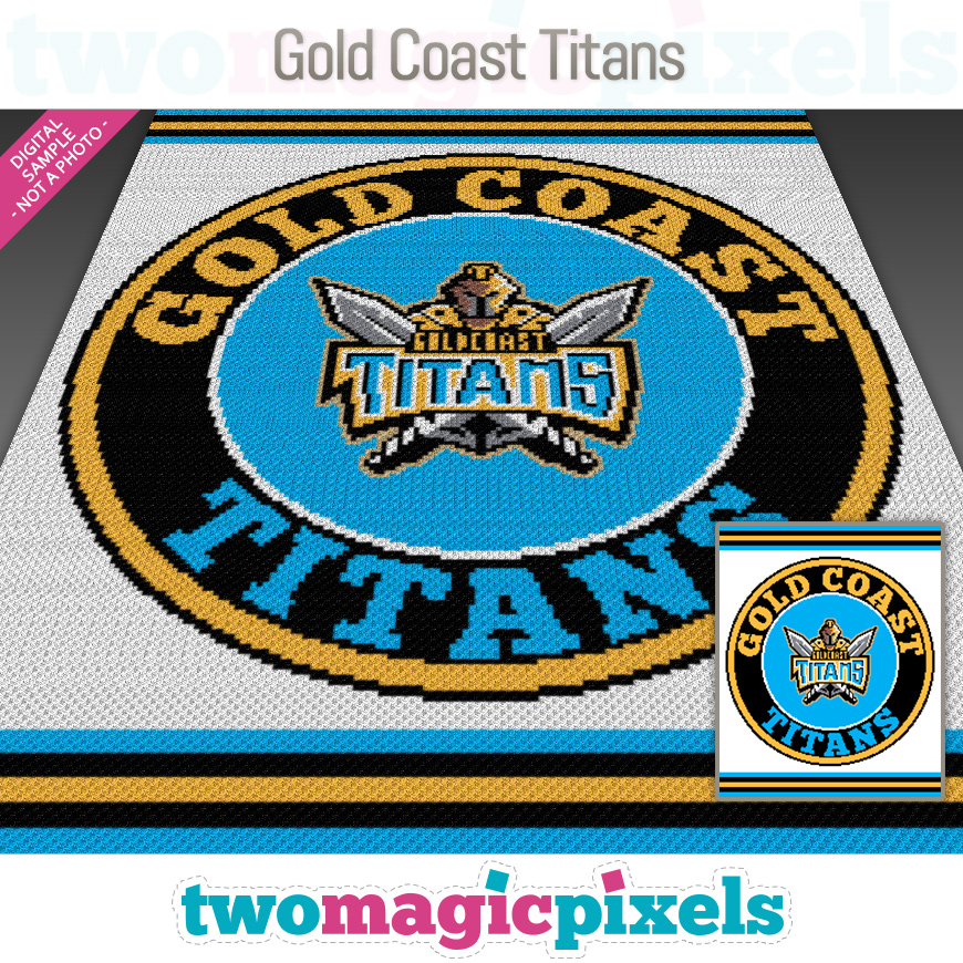 Gold Coast Titans by Two Magic Pixels