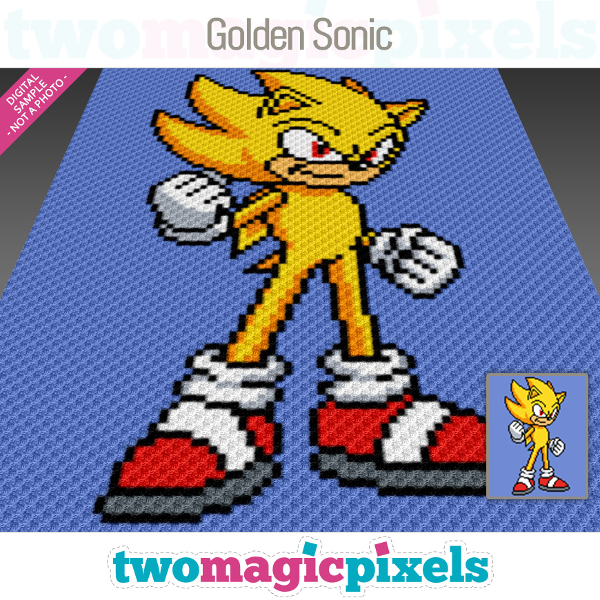 Golden Sonic by Two Magic Pixels