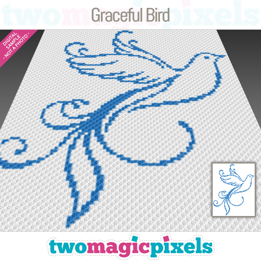 Graceful Bird by Two Magic Pixels