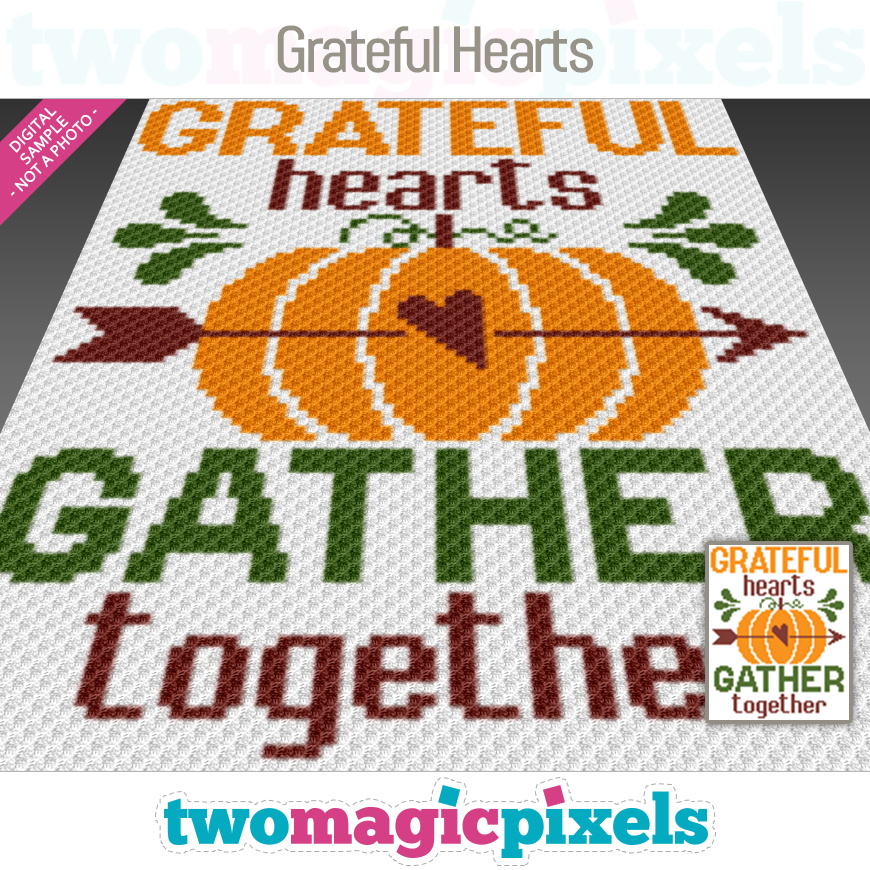 Grateful Hearts by Two Magic Pixels