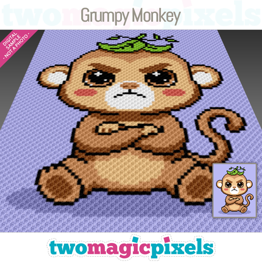 Grumpy Monkey by Two Magic Pixels