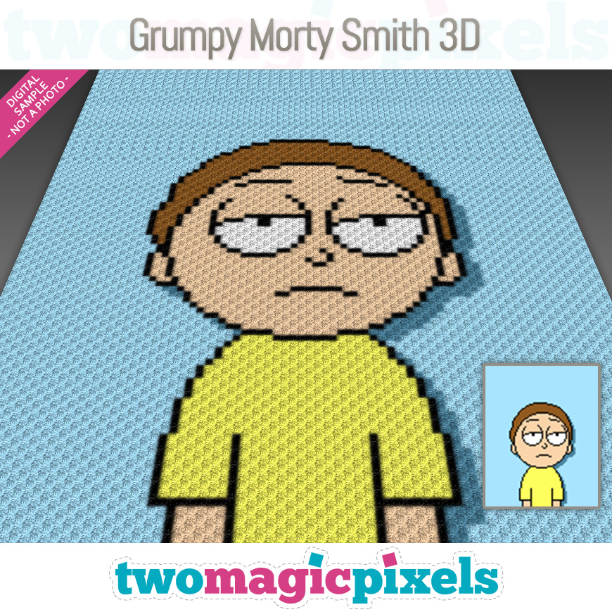 Grumpy Morty Smith 3D by Two Magic Pixels