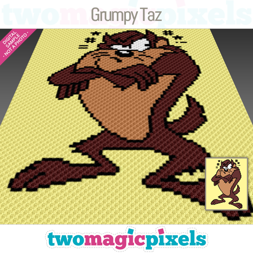 Grumpy Taz by Two Magic Pixels