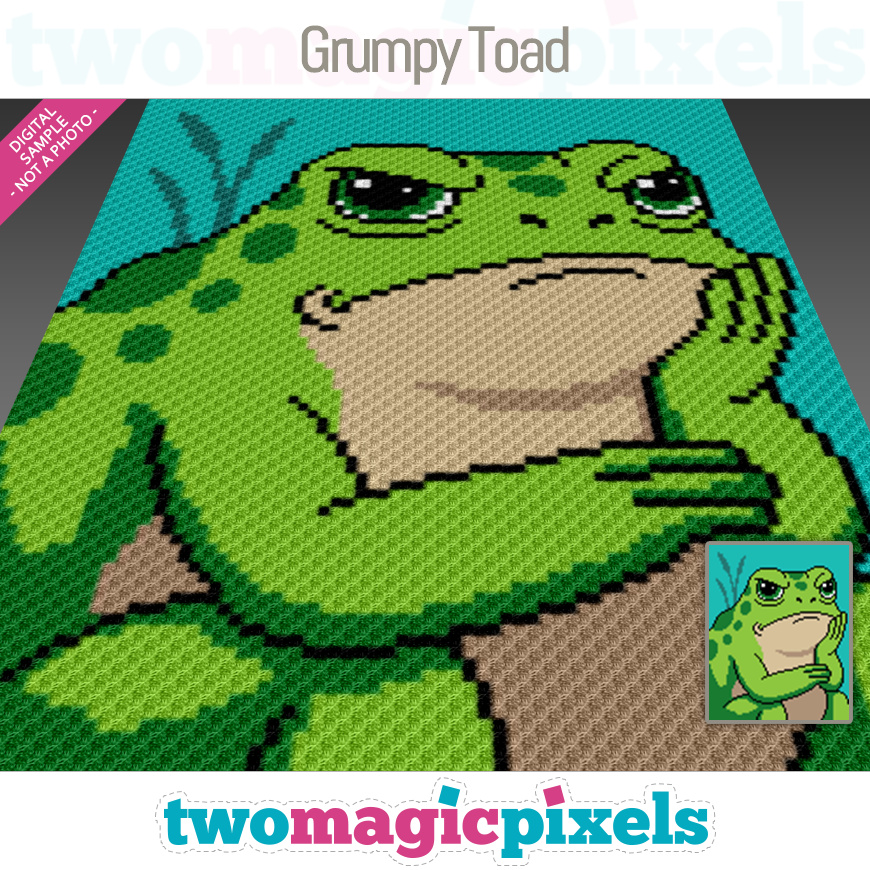 Grumpy Toad by Two Magic Pixels