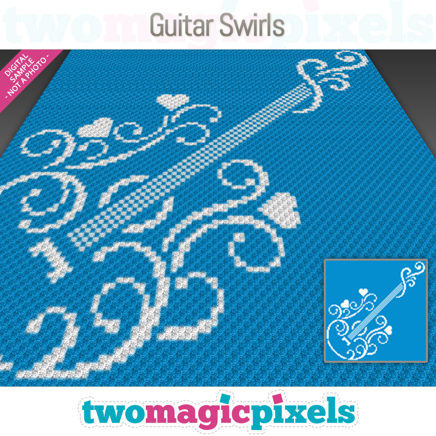 Guitar Swirls by Two Magic Pixels