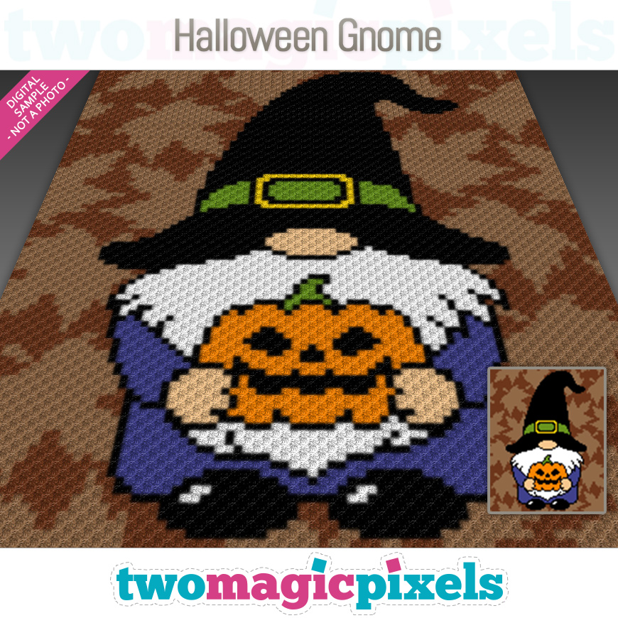 Halloween Gnome by Two Magic Pixels