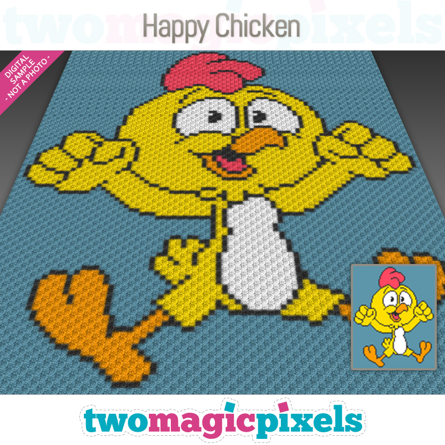 Happy Chicken by Two Magic Pixels