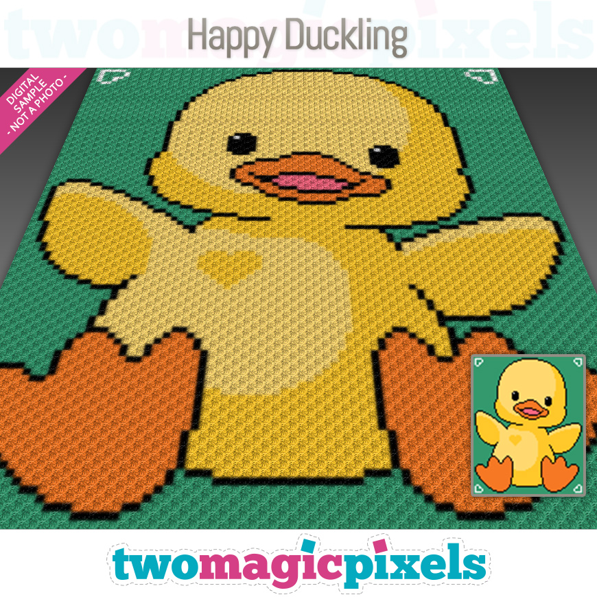 Happy Duckling by Two Magic Pixels