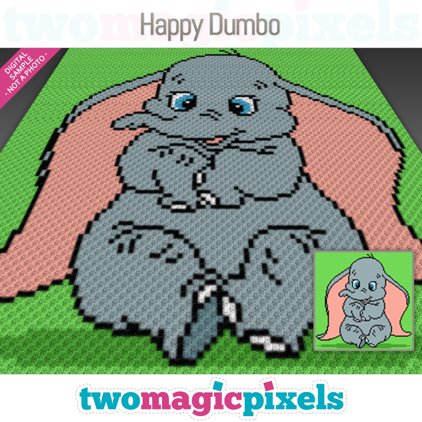 Happy Dumbo by Two Magic Pixels
