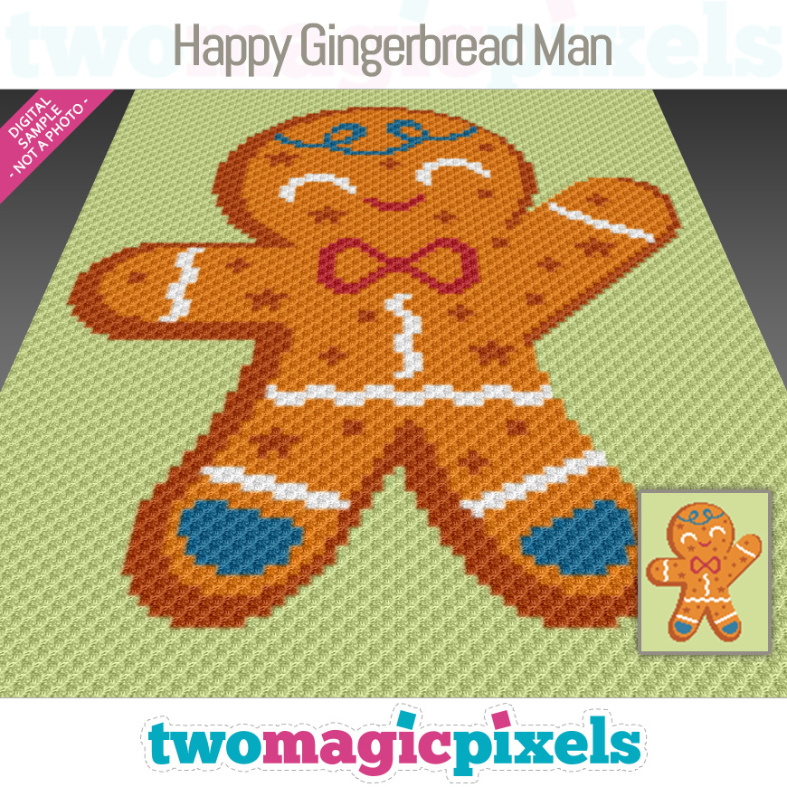 Happy Gingerbread Man by Two Magic Pixels Happy Gingerbread Man by Two Magic Pixels