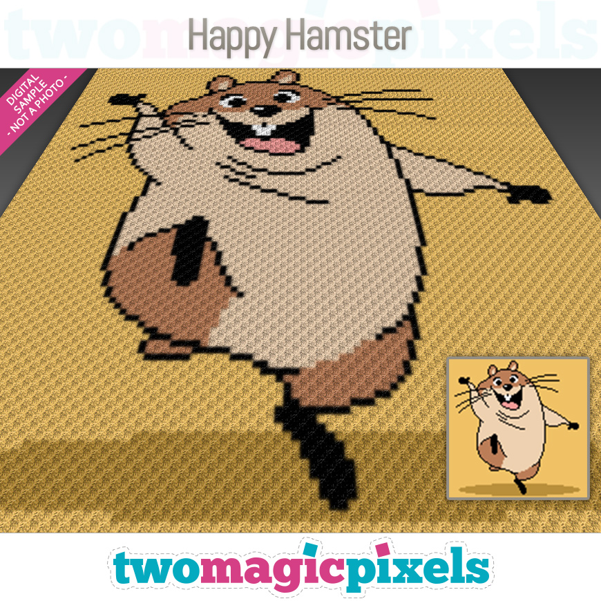 Happy Hamster by Two Magic Pixels