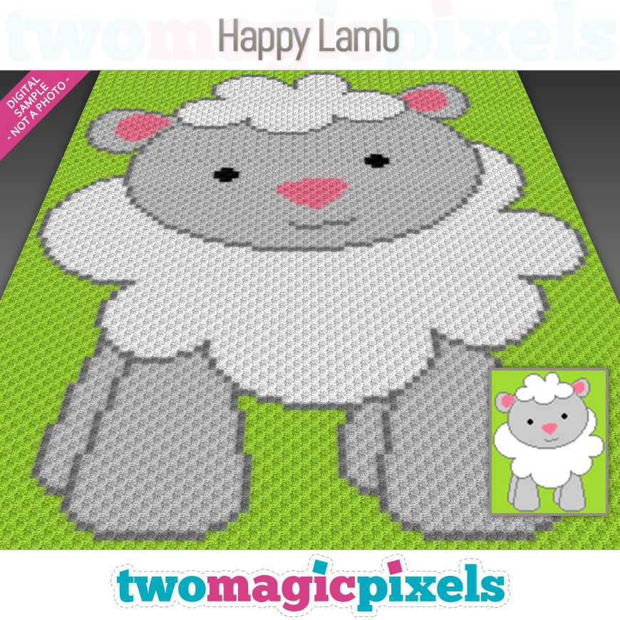 Happy Lamb by Two Magic Pixels
