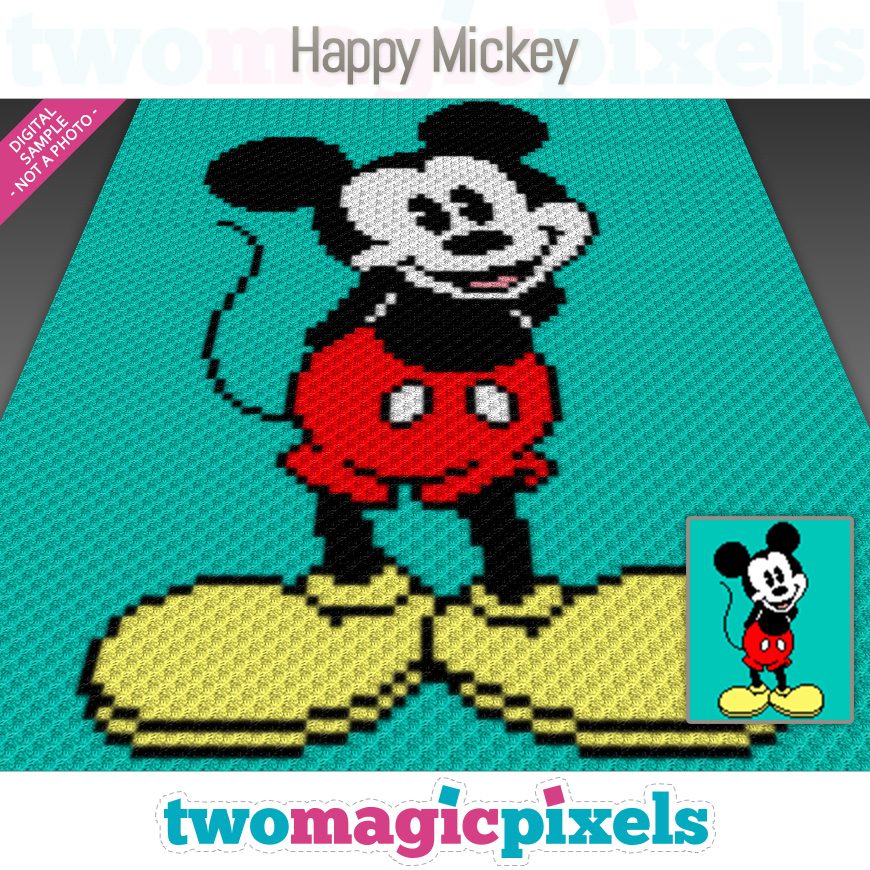Happy Mickey by Two Magic Pixels Happy Mickey by Two Magic Pixels