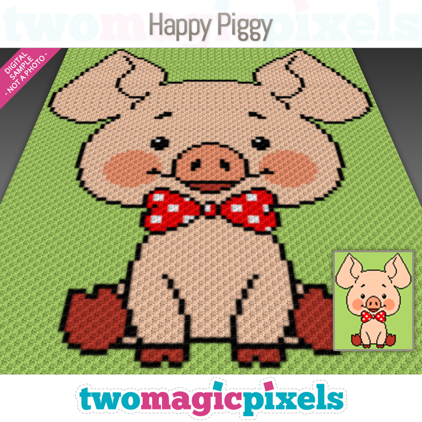 Happy Piggy by Two Magic Pixels