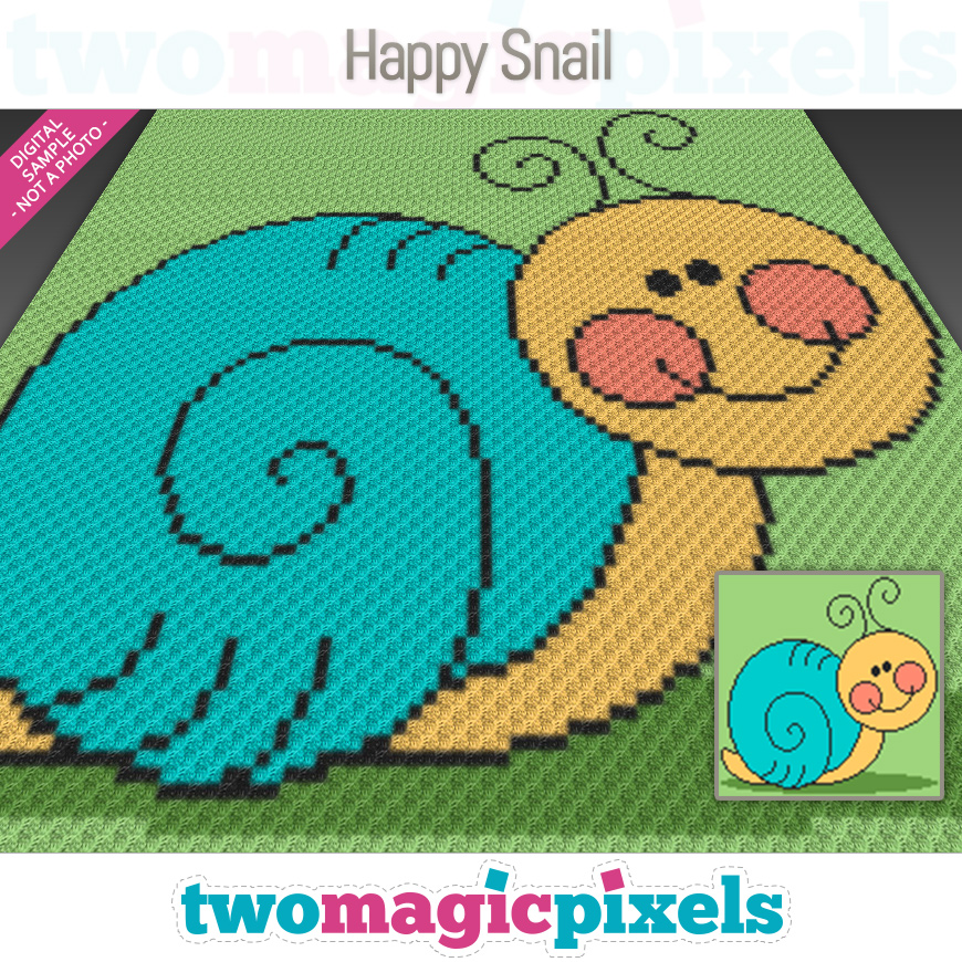Happy Snail by Two Magic Pixels