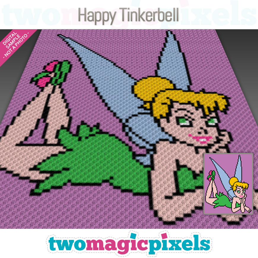 Happy Tinkerbell by Two Magic Pixels