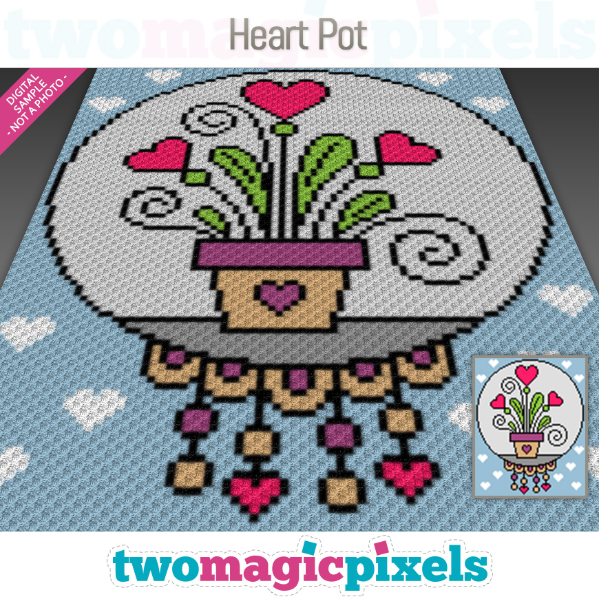 Heart Pot by Two Magic Pixels