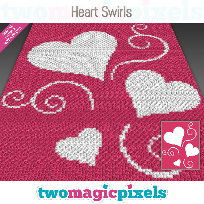 Heart Swirls by Two Magic Pixels