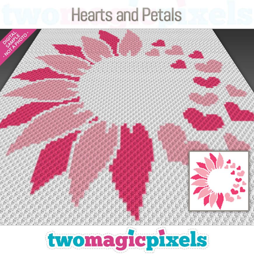 Hearts and Petals by Two Magic Pixels