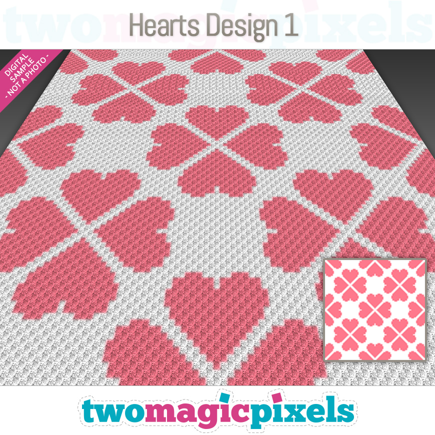 Hearts Design 1 by Two Magic Pixels