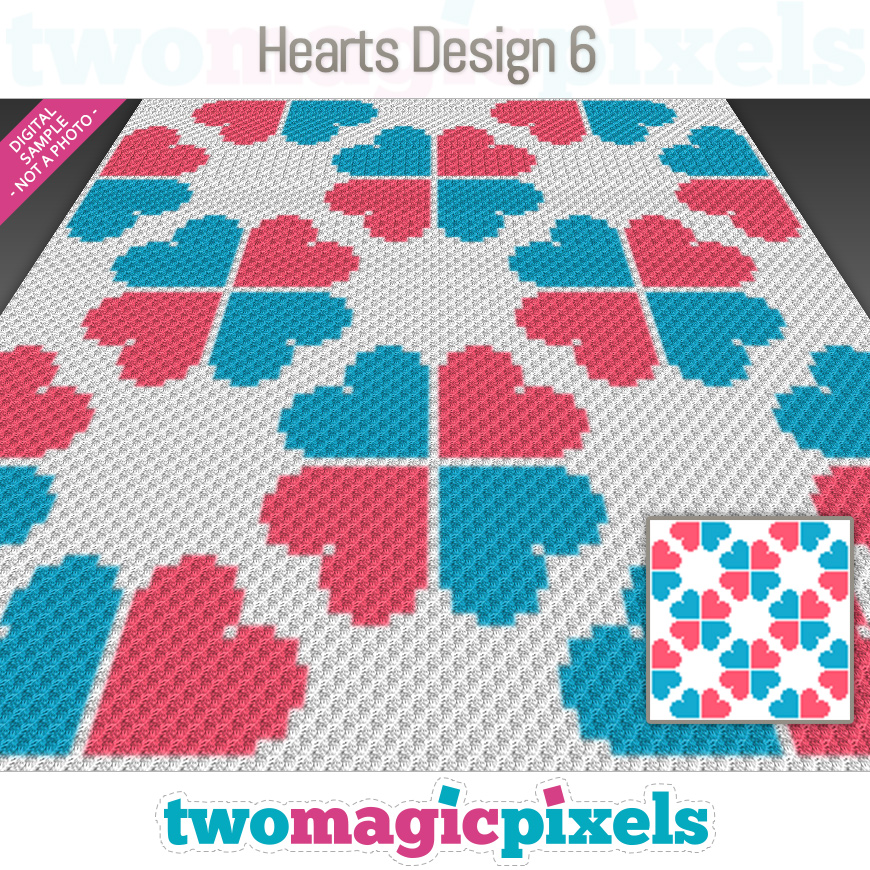 Hearts Design 6 by Two Magic Pixels