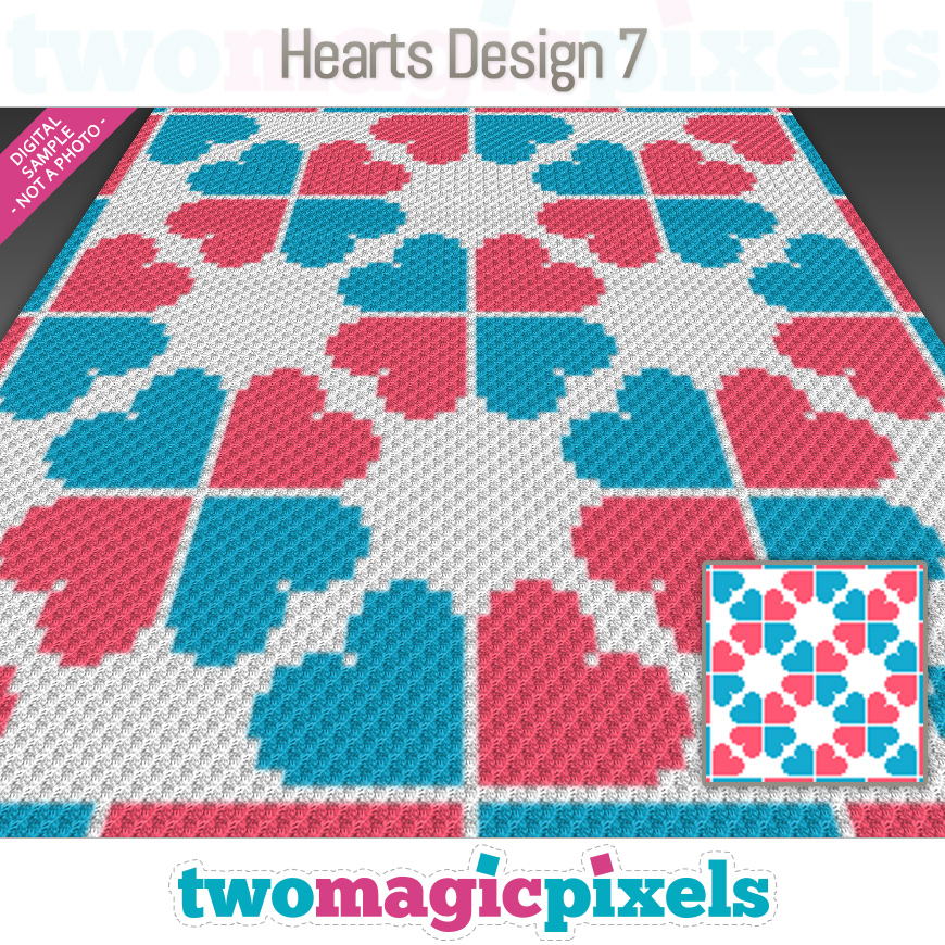 Hearts Design 7 by Two Magic Pixels