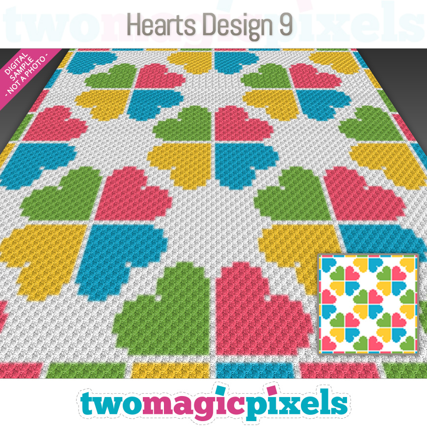 Hearts Design 9 by Two Magic Pixels