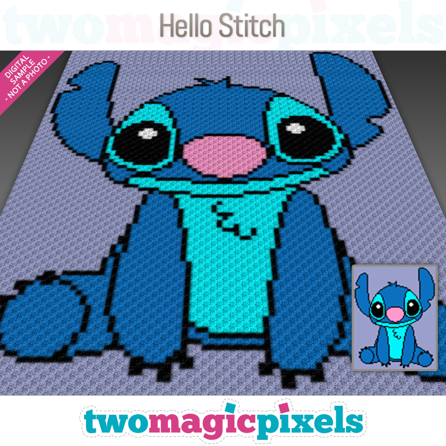 Hello Stitch by Two Magic Pixels