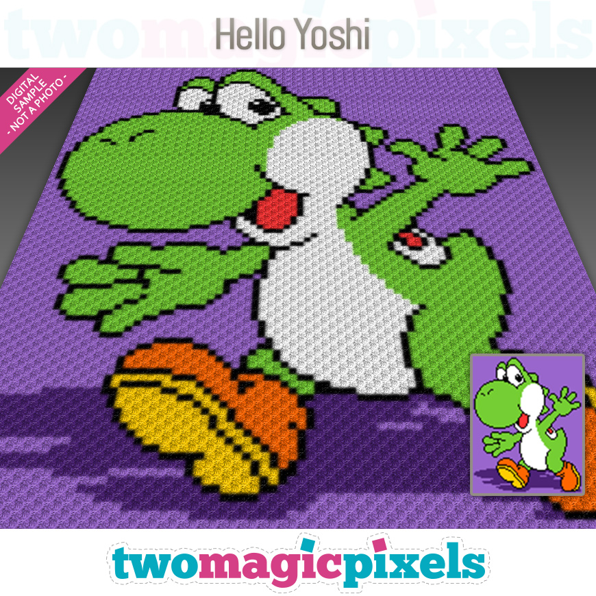 Hello Yoshi by Two Magic Pixels