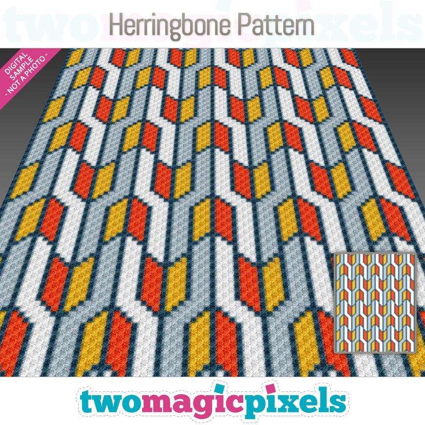 Herringbone Pattern by Two Magic Pixels