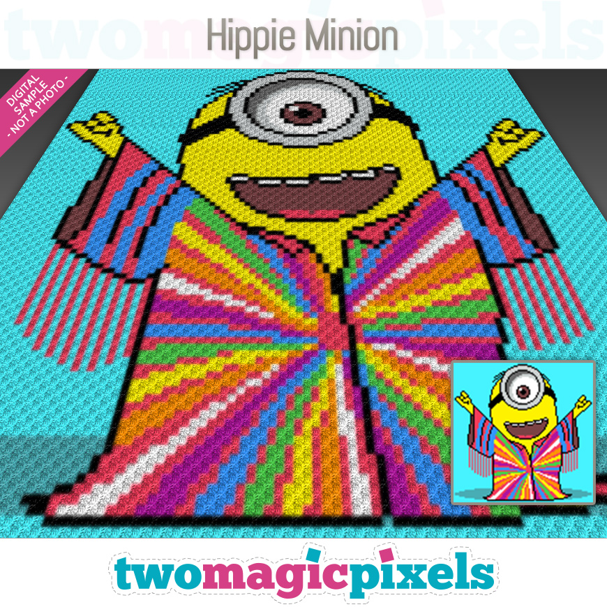 Hippie Minion by Two Magic Pixels